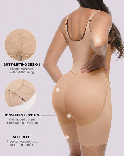 INNER ARMOR™ LYCRA®FitSense™ Open Bust Full Bodysuit