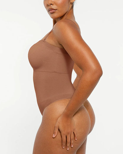 Bare Essentials™ Skin Flow™ Strapless Sculpt Thong Bodysuit
