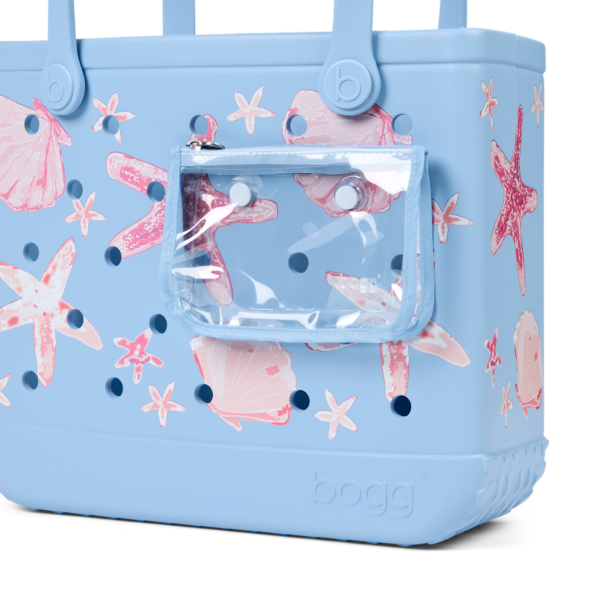 Baby Bogg Bag - Carolina Blue Shells and Starfish