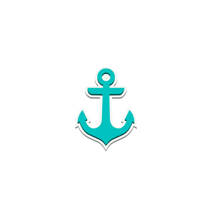 Bogg Bit - Turquoise Anchor