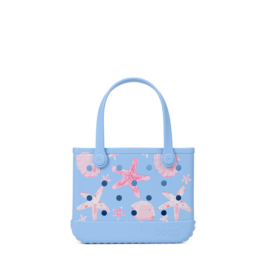 Bitty Bogg Bag - Carolina Blue Shells and Starfish