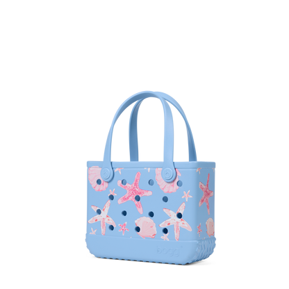 Bitty Bogg Bag - Carolina Blue Shells and Starfish