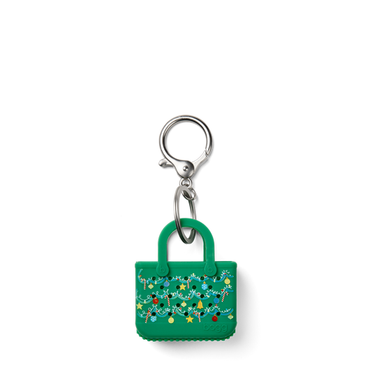 Tiny Tote Keychain - Tinsel Tree
