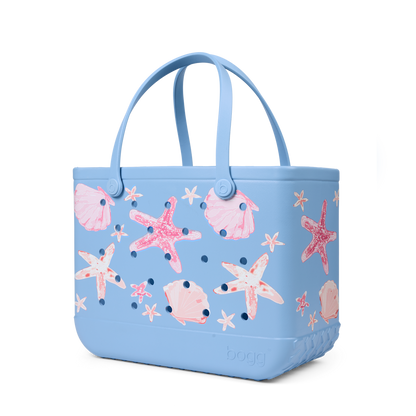 Original Bogg Bag - Carolina Blue Shells and Starfish